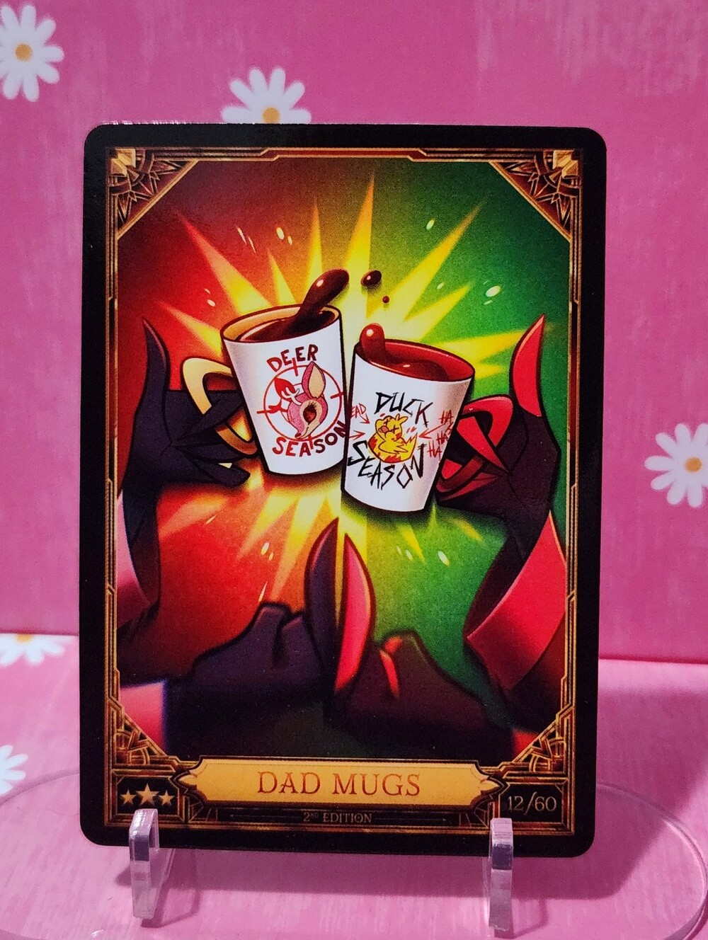 Dad Mugs Trading Card - hazbin Hotel